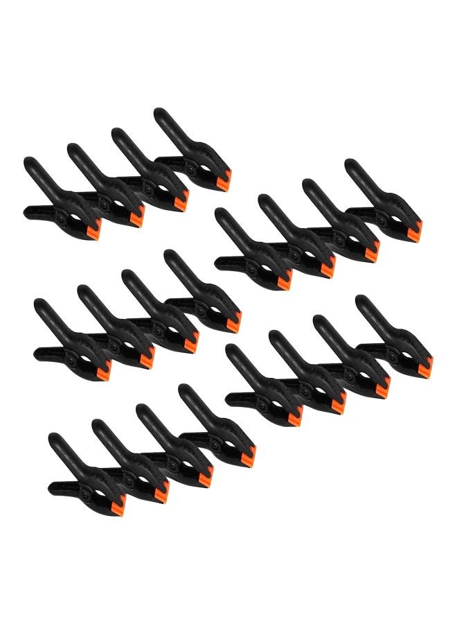 Coopic 20-Piece Backdrop Clamp Set Black/Orange - Image 1