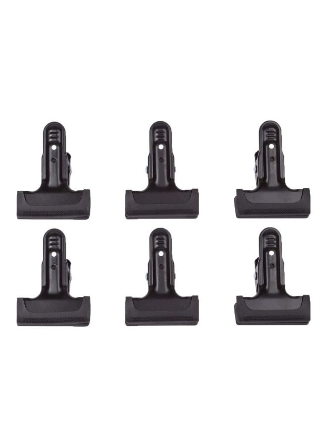 Coopic Pack Of 6 Photo Studio Backdrop Clamps Black  - Image 1