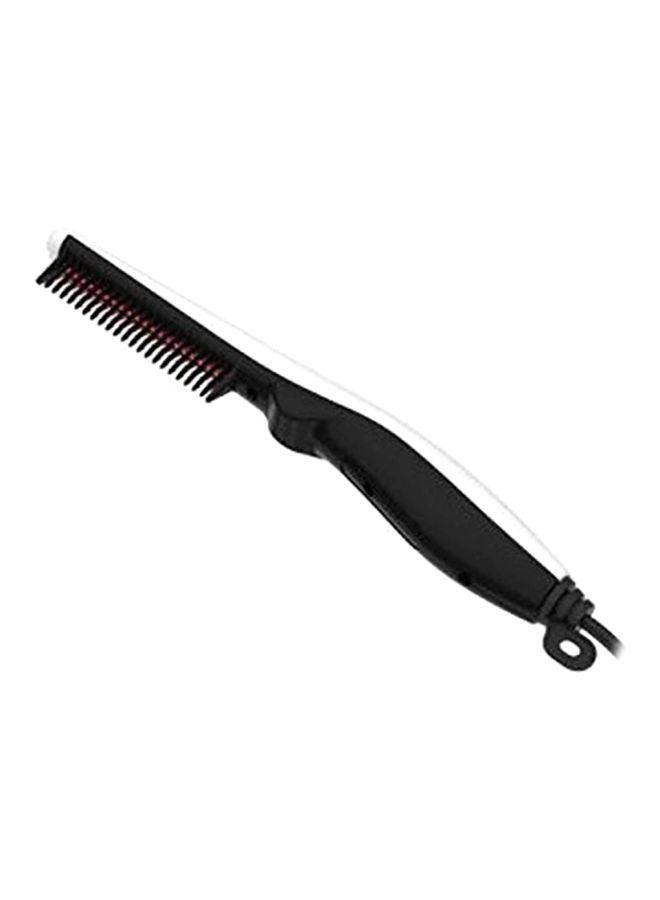 V2 Quick Beard And Hair Straightening Brush White/Black 0.5x8x5cm - Image 2