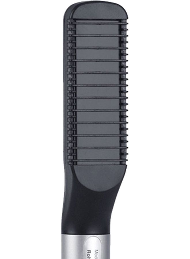 فرشاة فرد و تمليس الشعر متعددة الوظائف أسود/فضي - Image 3