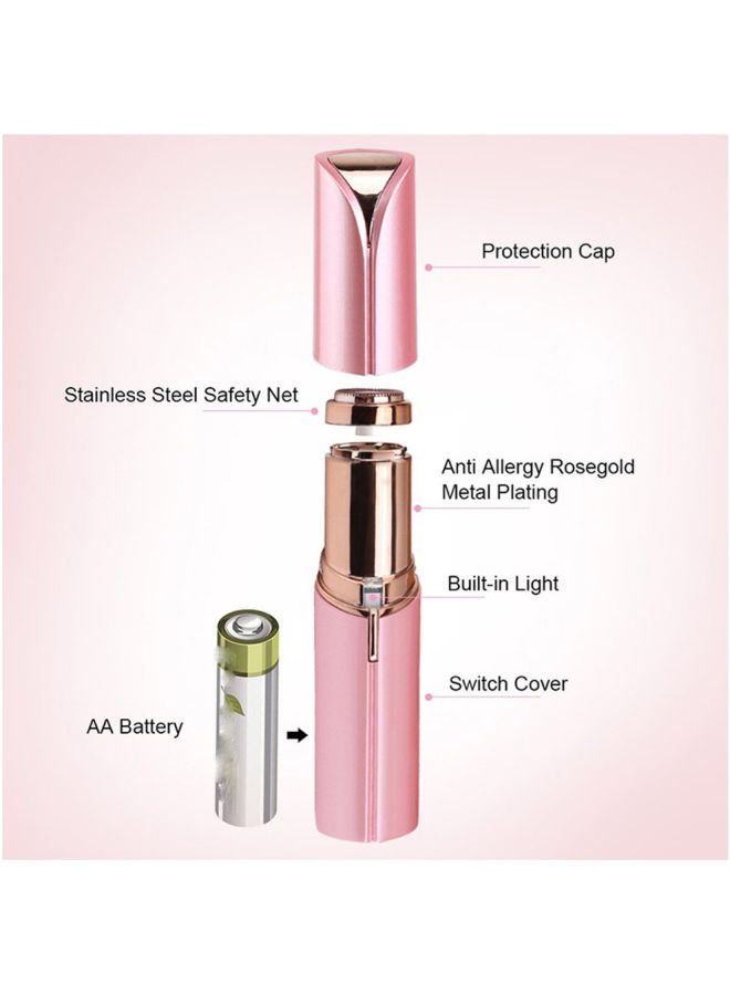 ماكينة حلاقة كهربائية وردي/ذهبي 0.5x3x3سم - Image 5