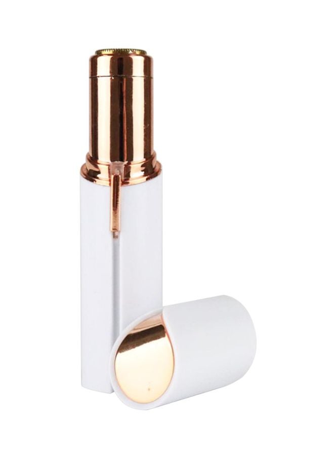 Portable Hair Removal Electric Shaver White/Gold 2x0.5x2cm - Image 1