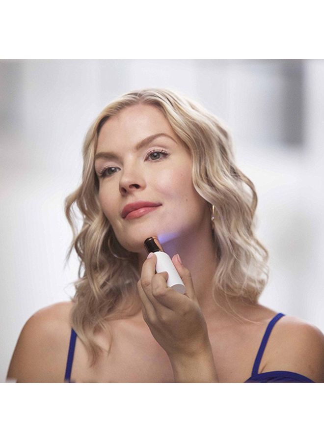 Portable Hair Removal Electric Shaver White/Gold 2x0.5x2cm - Image 3