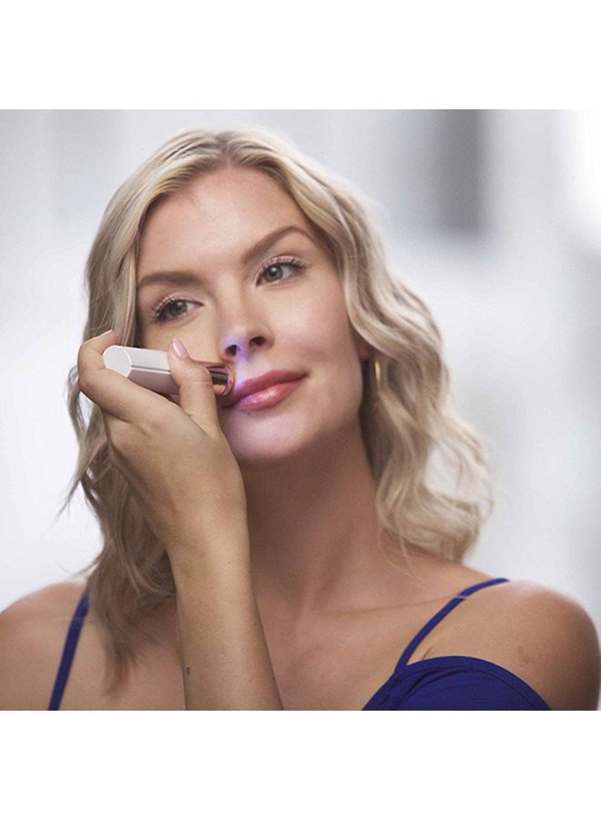 Portable Hair Removal Electric Shaver White/Gold 2x0.5x2cm - Image 4