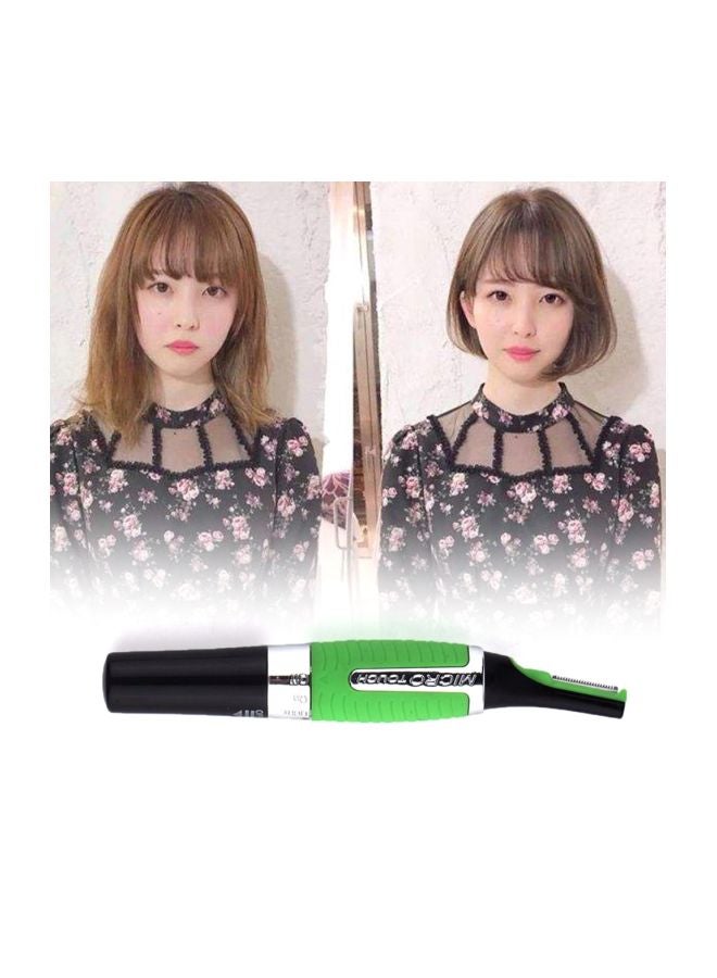 Generic - Micro Touch Multifunctional Hair Trimmer Green/Black 21.5x10.5x3cm - Image 1