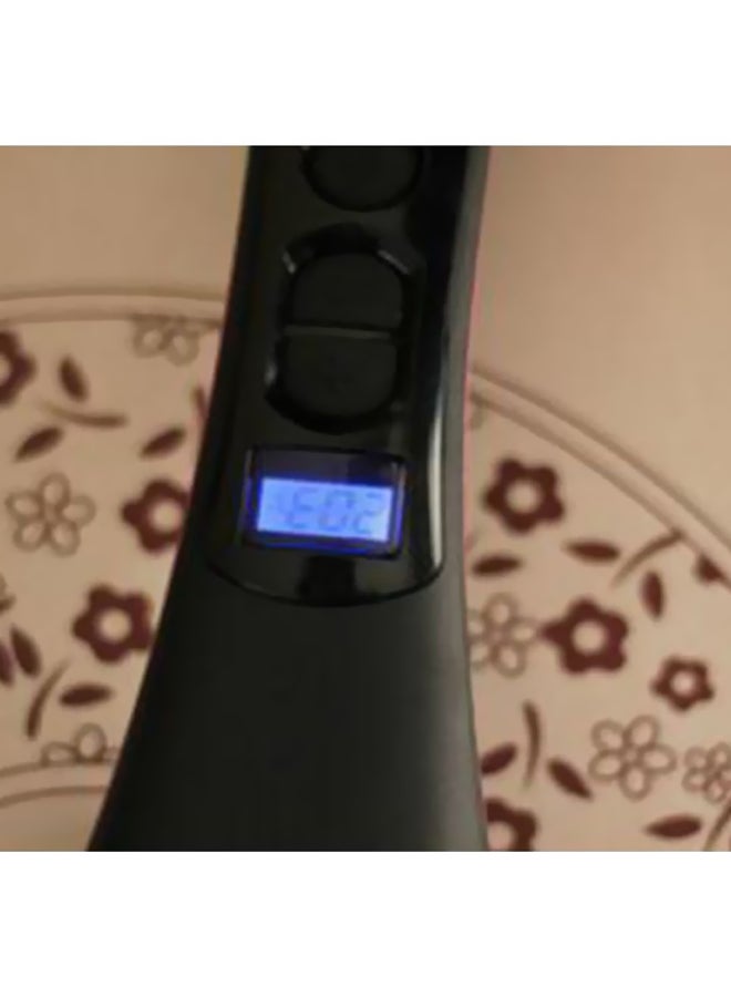 Hair Straightening Brush Black/Pink 0.5x11x6cm - Image 3