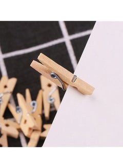 Generic 100-Piece Wooden Clip Beige  - Image 5