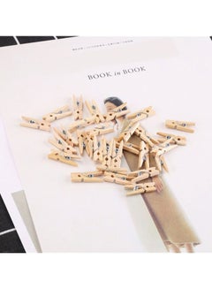 Generic 100-Piece Wooden Clip Beige  - Image 3
