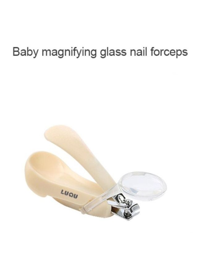 LuQu Nail Clipper With Magnifier Yellow - Image 2