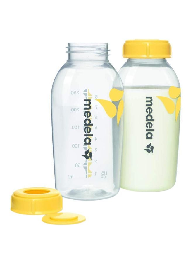 Medela - 2-Piece Breast Milk Bottle Set Easy to Measure For Collection, Storage And Freezing -2x250 Ml - Image 1
