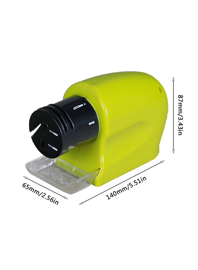 Multi-Functional Electric Knife Grinder Green/Black 15x9.7x9.7cm  - Image 2