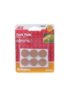 Bumper Cork Pads  Pack Of 12 Multicolour