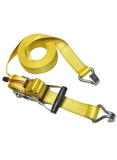 Master Lock Ratchet Tie Down With J-Hooks Yellow/Black 825cm  - Image 2