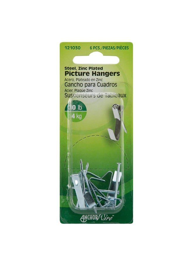 Picture Hangers (Pack Of 6) Silver - v1602086026/N40900480A_1