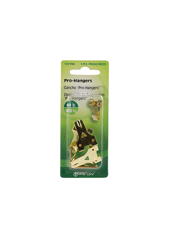 Hillman Pro-Hanger (Pack Of 3) Silver  - Image 1