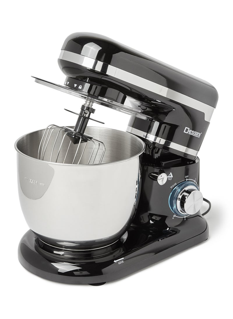 DESSINI Stand Mixer 1000W 5L 5 L 1000 W SM-9090 Silver/Black  - Image 3