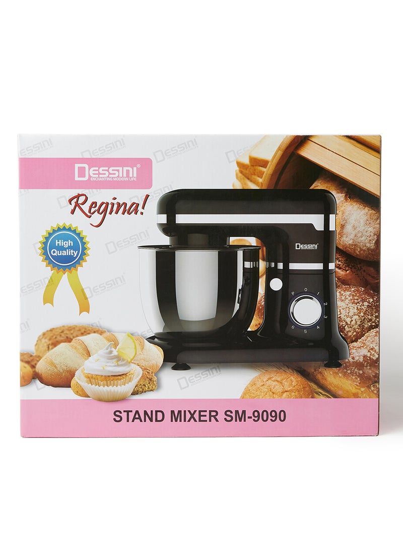 DESSINI Stand Mixer 1000W 5L 5 L 1000 W SM-9090 Silver/Black  - Image 5