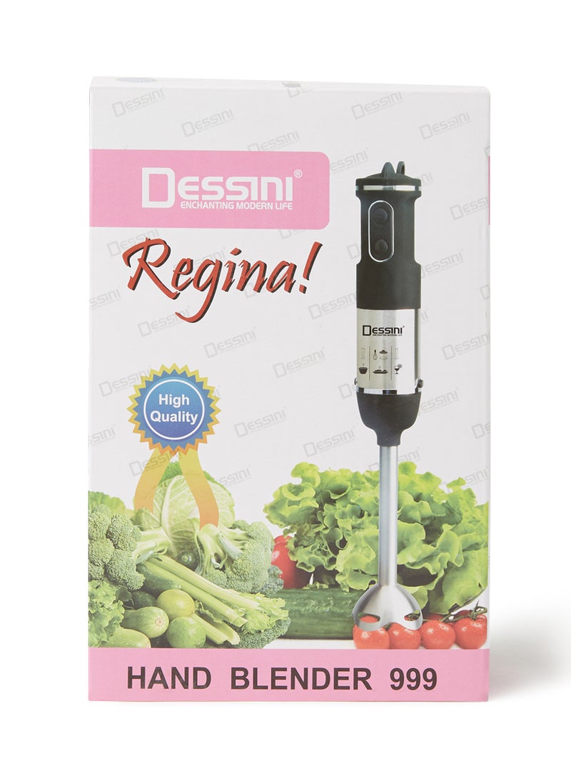 DESSINI Hand Blender 999 silver/Black - Image 4
