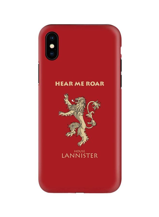 Stylizedd Protective Case Cover For Apple iPhone X/iPhone XS GOT House Lannister