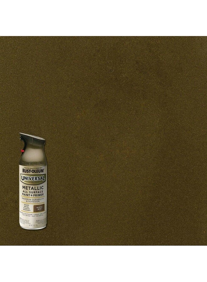 RUST-OLEUM Universal Metallic Paint And Primer In One Spray Rustic Mist - Image 2