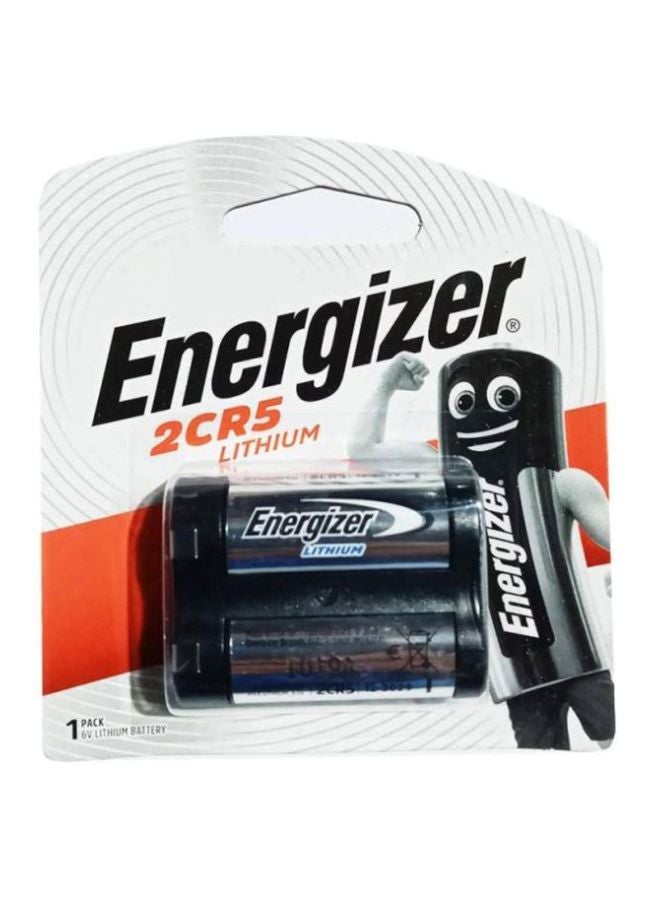 إنرجايزر عبوة بطاريات 2CR5 ليثيوم مكونة من قطعتين فضي/ أسود/ أبيض - Image 1