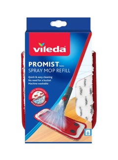 Vileda Promist Refill Pads Red/White  - Image 2