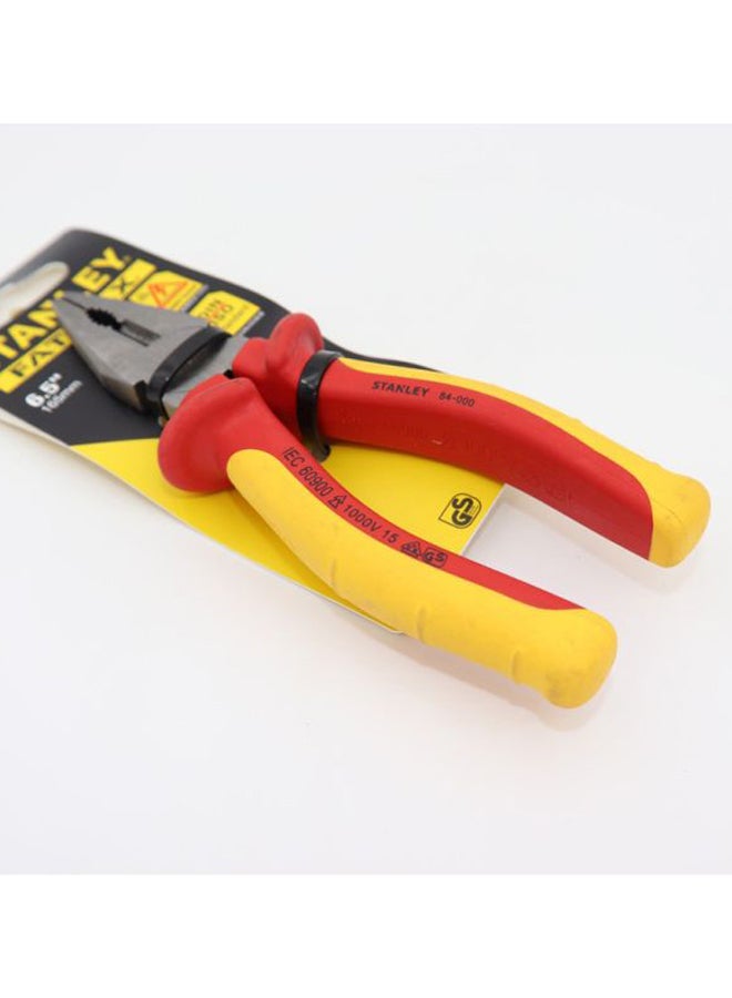 Stanley - VDE Combination Plier Red/Yellow/Silver - Image 1