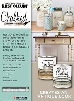 RUST-OLEUM Chalked Decorative Glaze Paint Aged Glaze 887ml  - Image 4