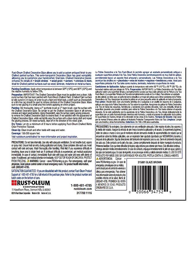 RUST-OLEUM Chalked Decorative Glaze Paint Aged Glaze 887ml - Image 5
