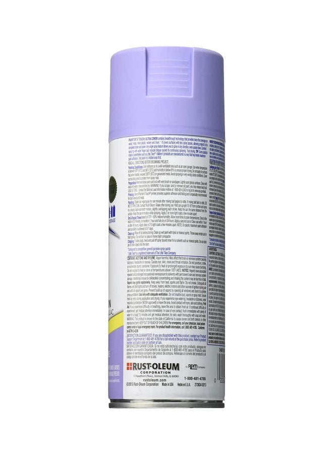 RUST-OLEUM Painter’s Touch Satin Ultra Cover Spray French Lilac - Image 2