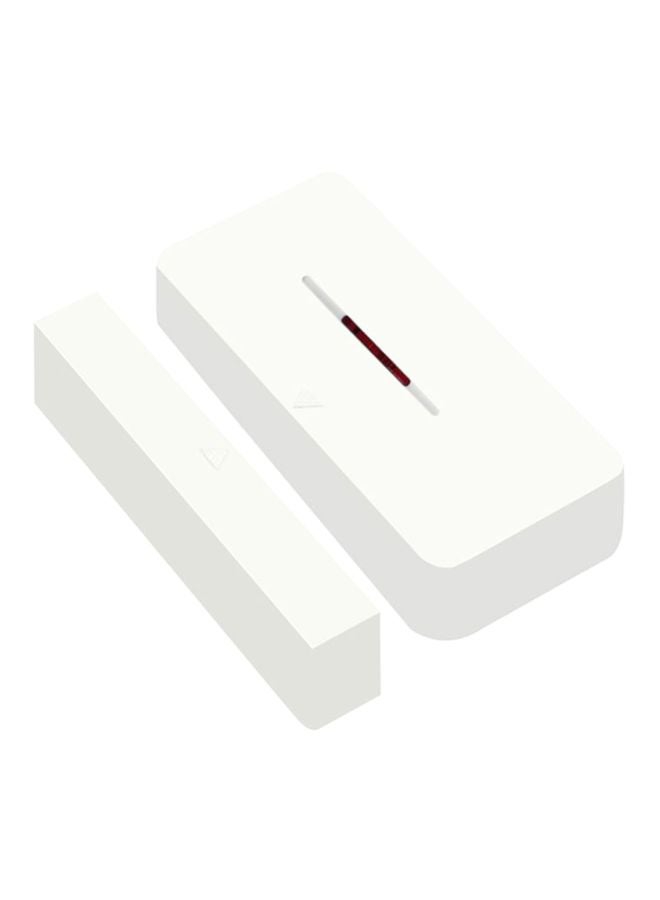 Door/Window Magnetic Sensor Compatible With RF Bridge For Smart Home Alarm Security White 7.7 × 4.95 × 1.88kg