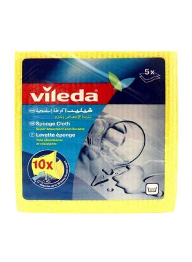 Vileda Pack Of 3 Sponge Cloth White