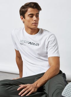 Undr Armr Wordmark T-Shirt White/Black