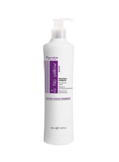 FANOLA No Yellow Mask Extra Violet Pigment Suitable For Bleached, Blonde Or Grey Hair 350ml 
