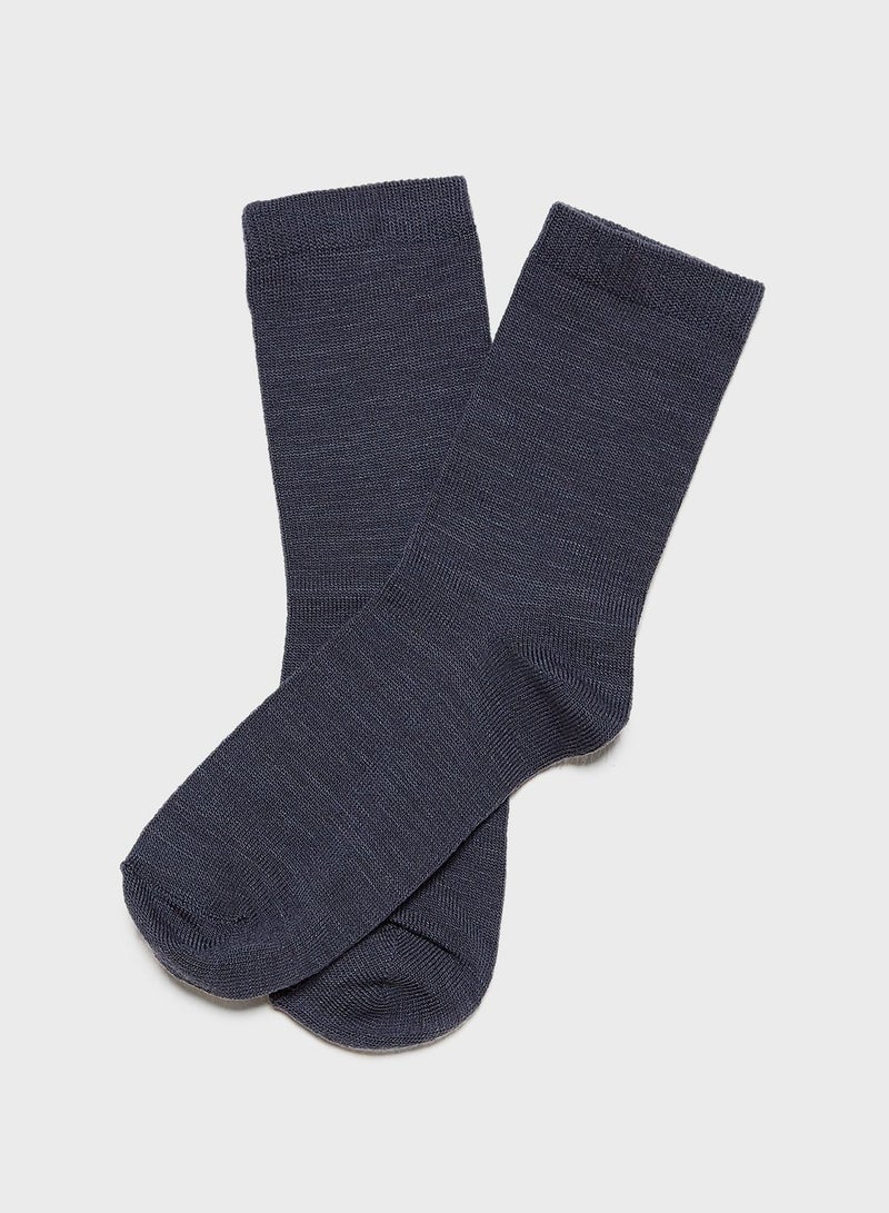 NAME IT Pack 4 Kids Invisible Socks Grey  - Image 2
