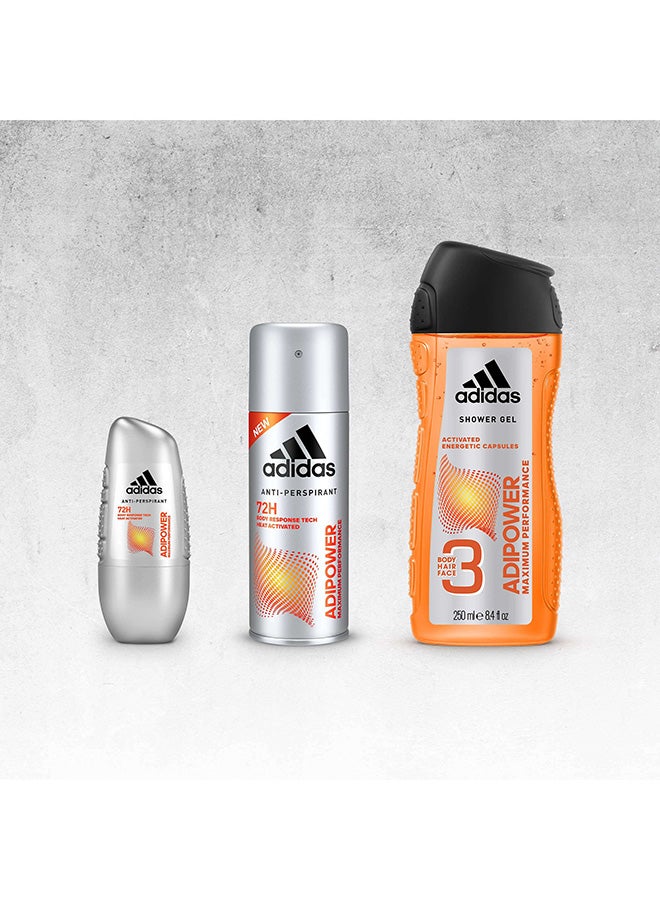 Adidas - Adipower Anti-Perspirant Roll-On For Him 50ml - Image 1