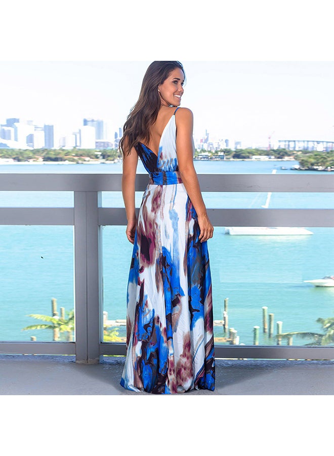 Backless Holiday Long Dress Multicolour - Image 2