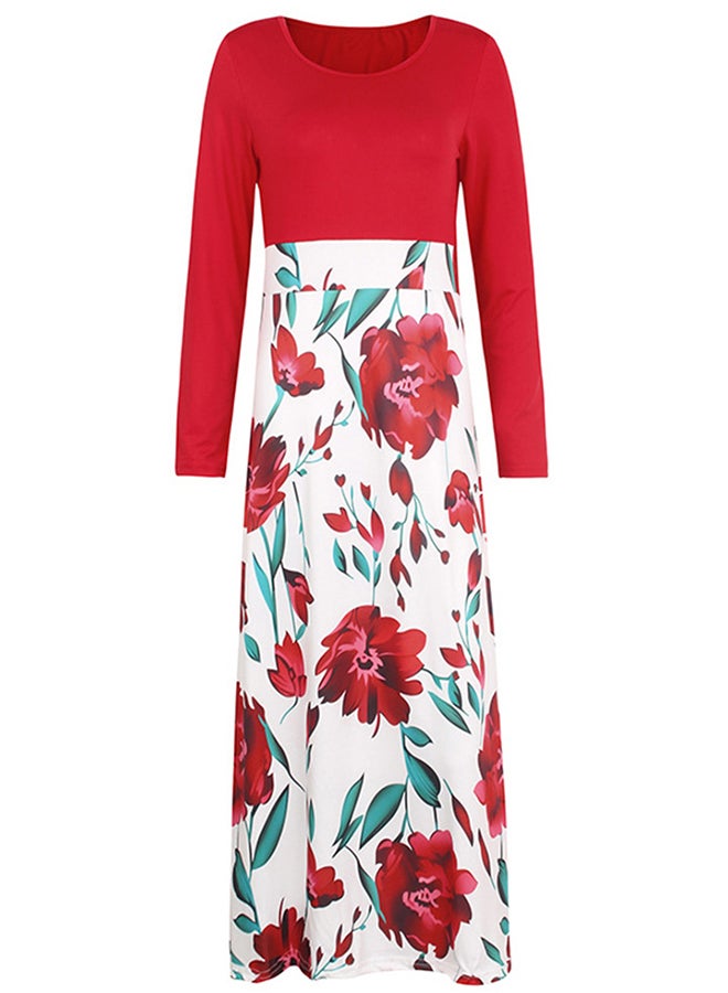 Casual Floral Dress Multicolour - Image 1