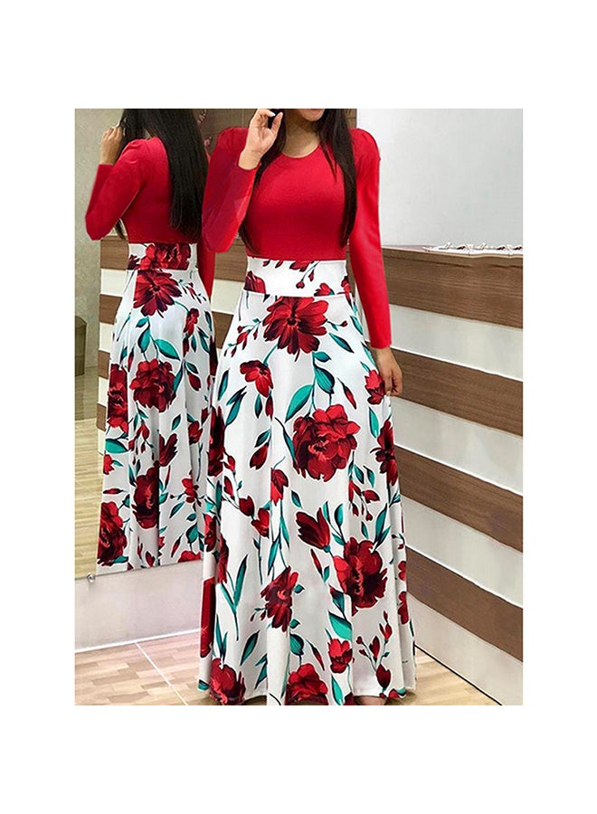 Casual Floral Dress Multicolour - Image 3