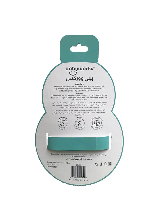 Babyworks Bibibaby Cuddle Rattle Elly Elephant - Grey 7 x12x18cm  - Image 3