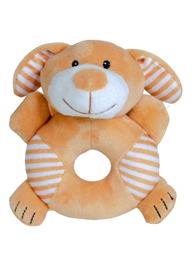 Babyworks Bibibaby Cuddle Rattle Sandy Dog - Sandy 8 x12x18cm  - Image 1