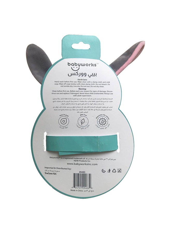 Babyworks - Bibibaby Cuddle Rattle Bella Bunny - Pink 10 x12x18cm - Image 1
