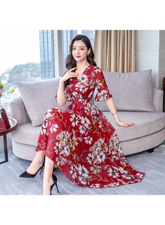 Spring Summer Floral Dress Multicolour