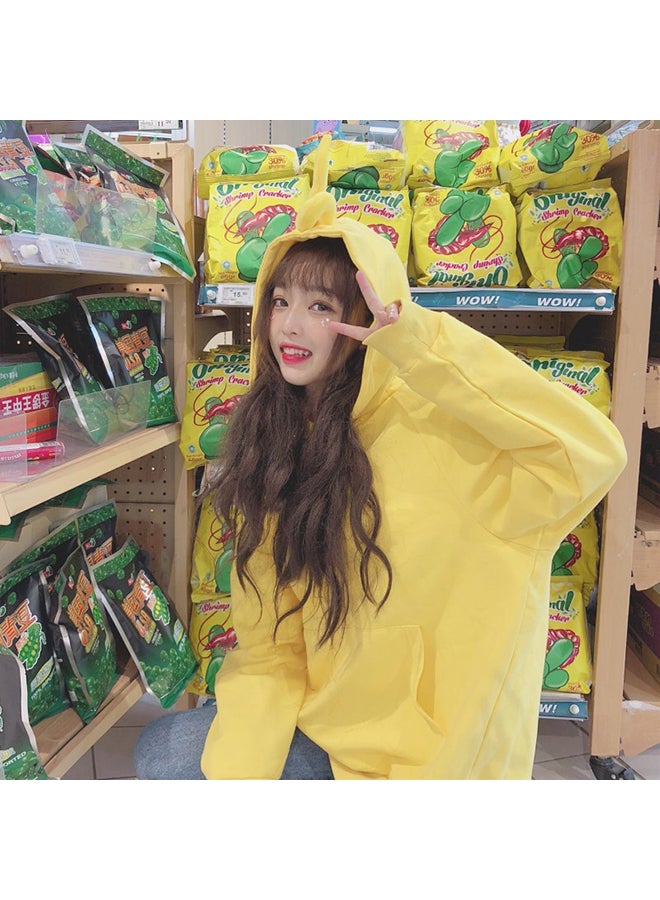 Cute Teletubby Design Hoodie Yellow - Image 4