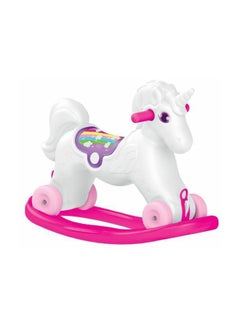 2-In-1 Unicorn Rocking Ride-On