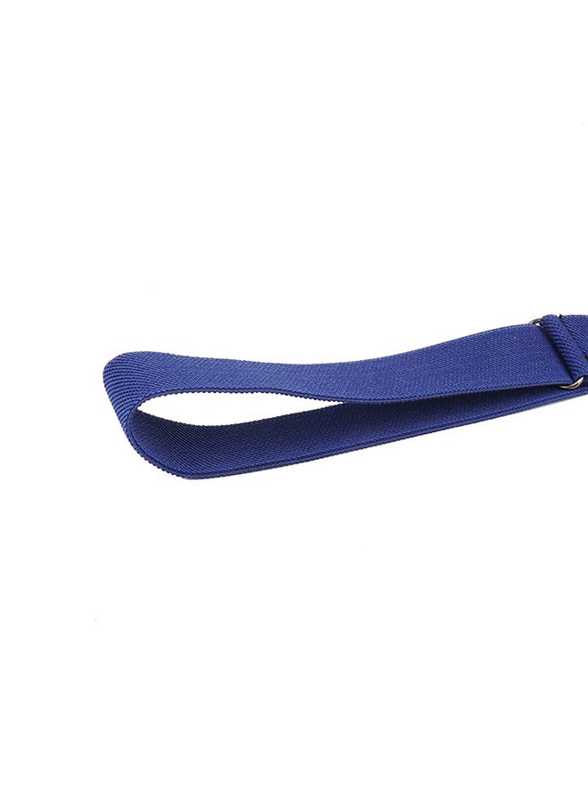 Textured Stretchable Belt Blue - Image 4