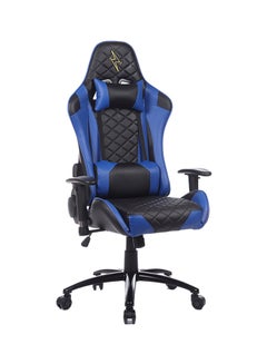 Blitzed Adjustable Gaming Chair With Lumbar Cushion Blue/Black  - Image 3