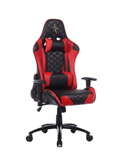 Blitzed Adjustable Gaming Chair With Lumbar Cushion Red/Black  - Image 3