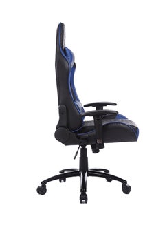 Blitzed Adjustable Gaming Chair With Lumbar Cushion Blue/Black  - Image 4