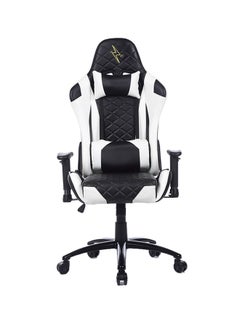 Blitzed Adjustable Gaming Chair With Lumbar Cushion White/Black  - Image 1